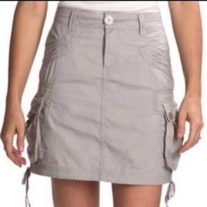 prAna Ellia Organic Cotton Cargo Skirt Size 8